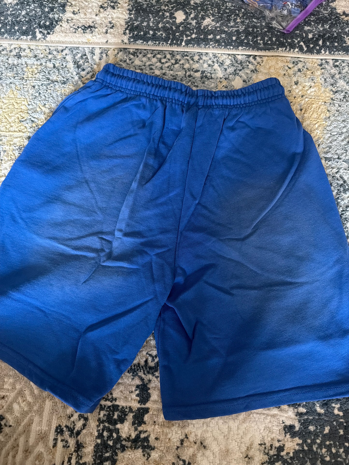 Navy blue hellstar shorts