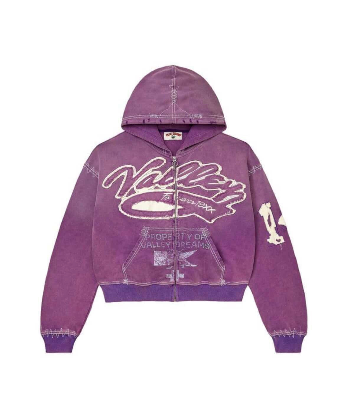 Purple vale sweater