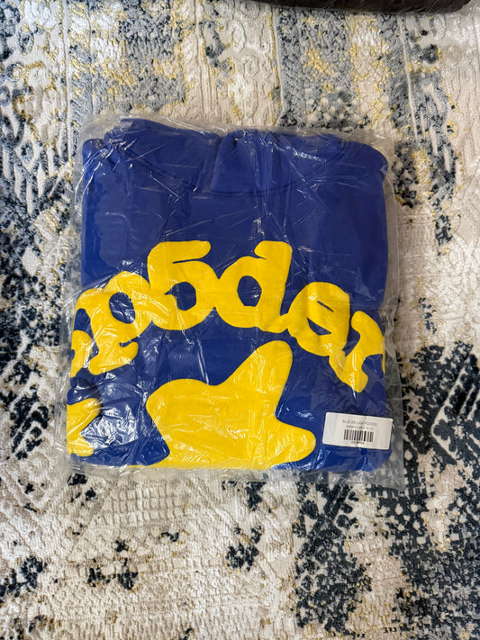 Blue n yellow sp5der