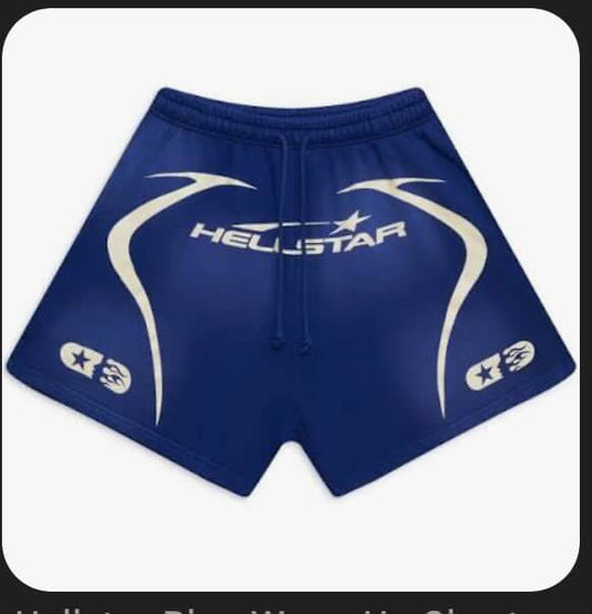 Blue hellstar shorts