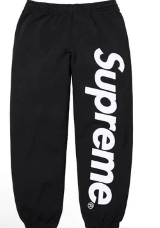 Black supreme sweats