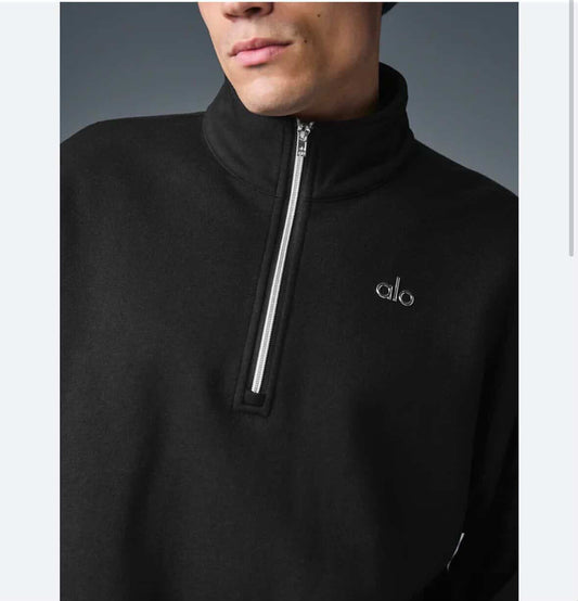Black alo quarter zip