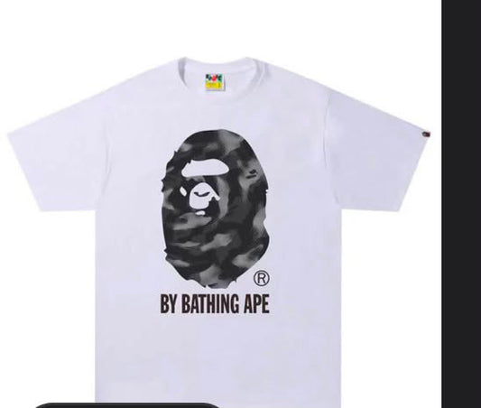 White Bape tee